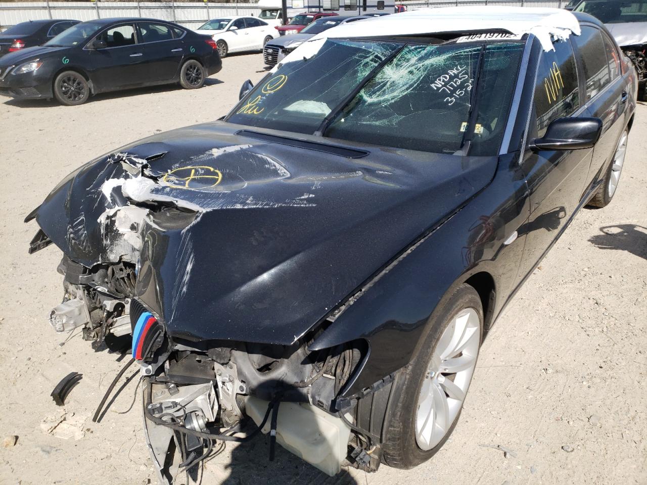 Photo 2 from auction – 2007 BMW 750 with VIN WBAHN83587DT71725