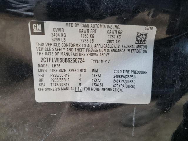 Photo 10 from auction – 2011 GMC TERRAIN SL with VIN 2CTFLVE58B6266724