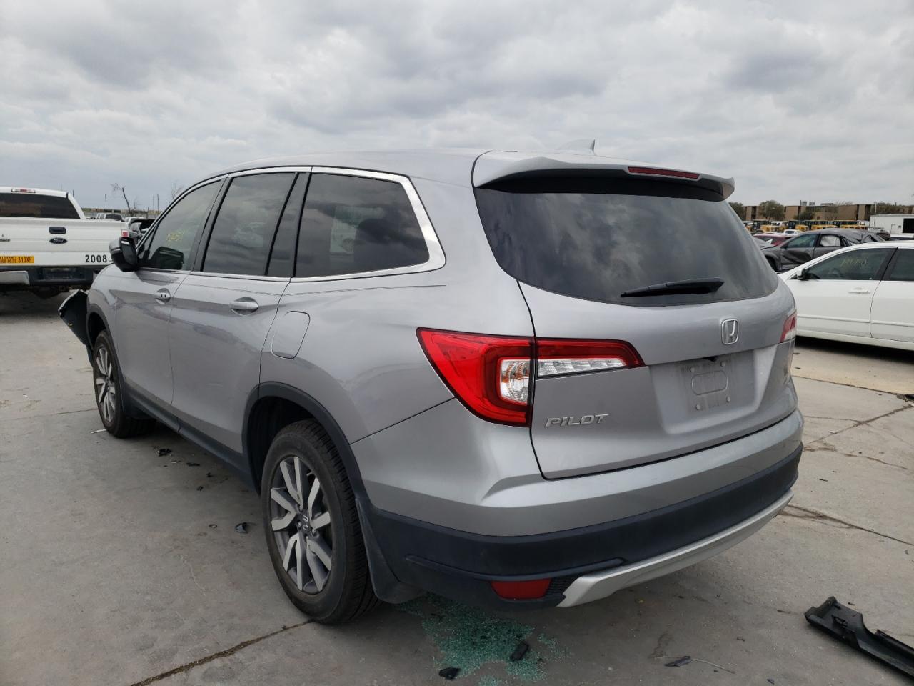Photo 3 from auction – 2021 HONDA PILOT EXL with VIN 5FNYF5H59MB000374