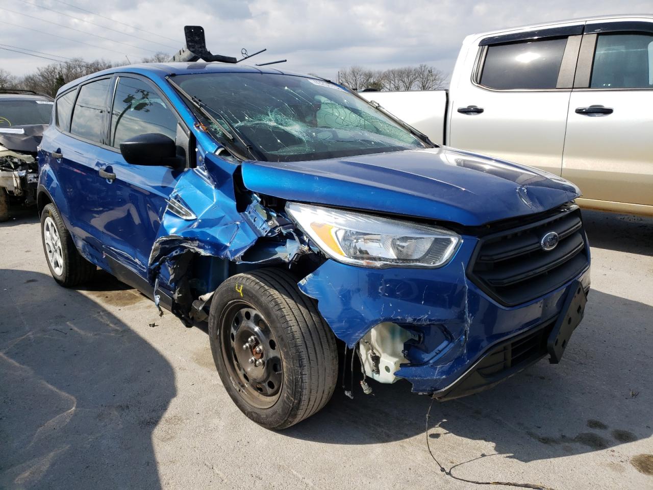 FORD ESCAPE S 2017 with VIN 1FMCU0F74HUD84418 - Photo from auction