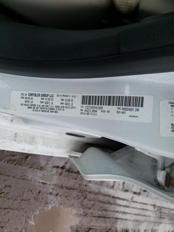Photo 10 from auction – 2015 CHRYSLER 200 LIMITE with VIN 1C3CCCAG3FN516399