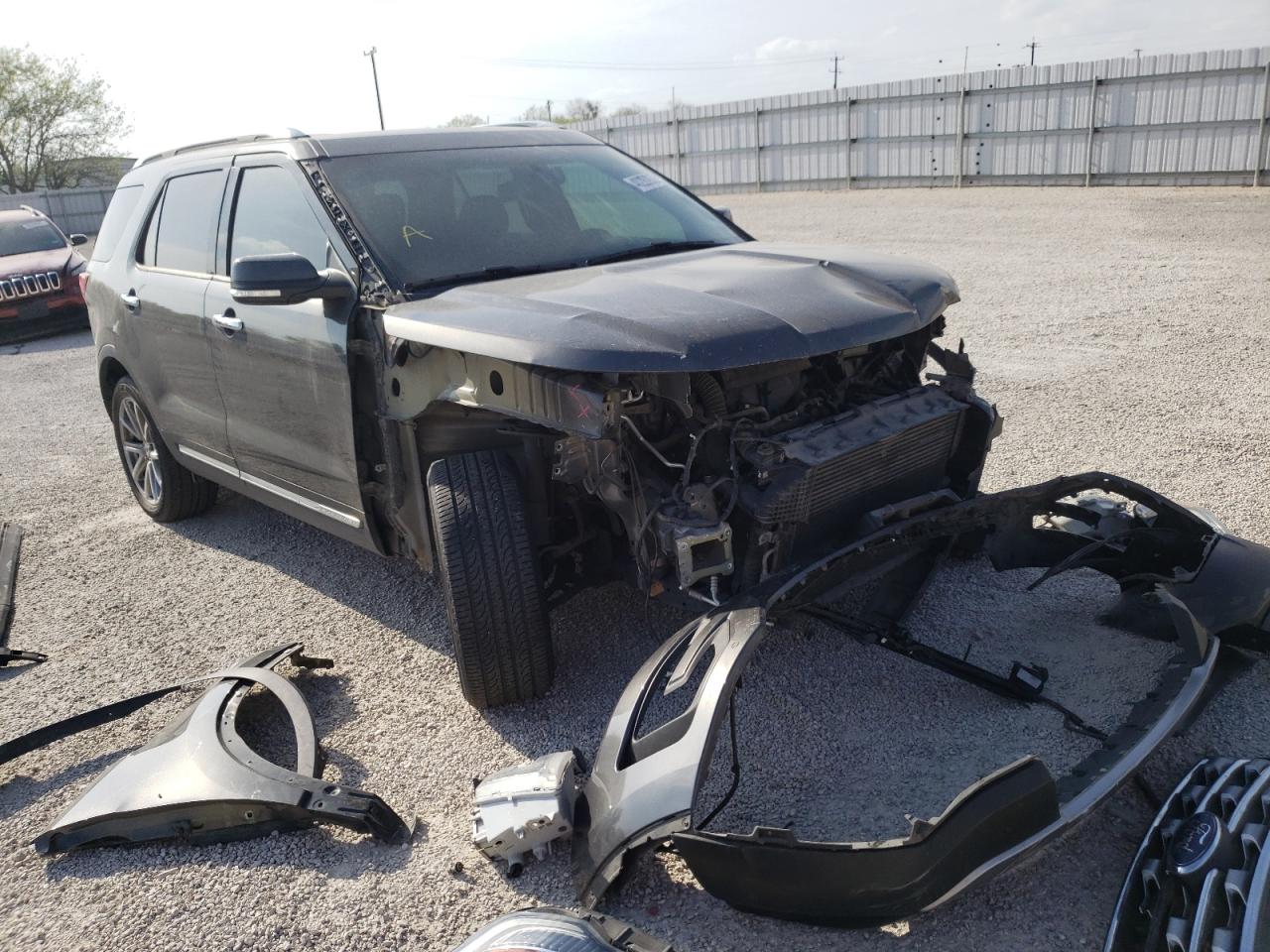 FORD EXPLORER L 2017 with VIN 1FM5K7FH7HGA80711 - Photo from auction