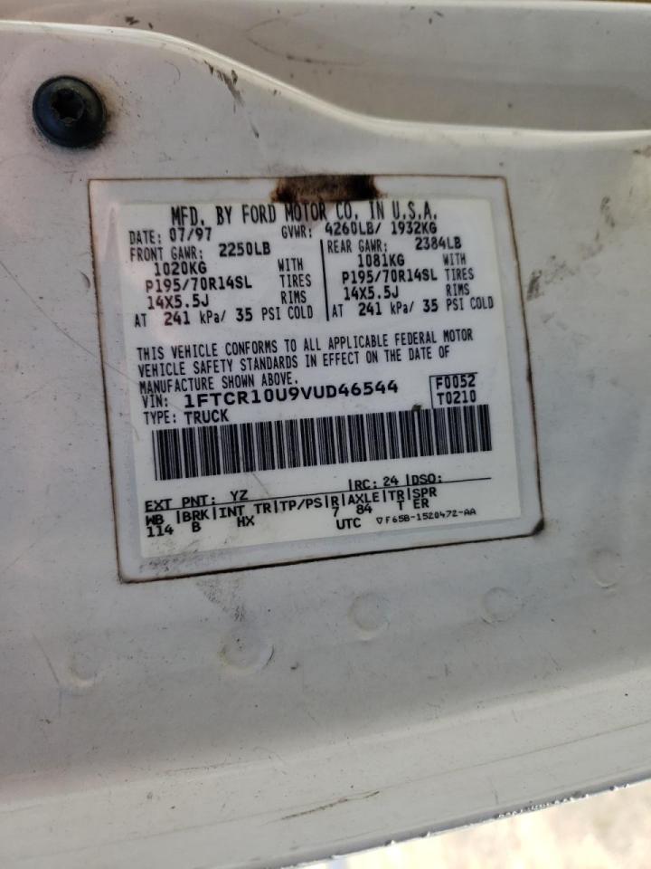 Photo 10 from auction – 1997 FORD RANGER with VIN 1FTCR10U9VUD46544