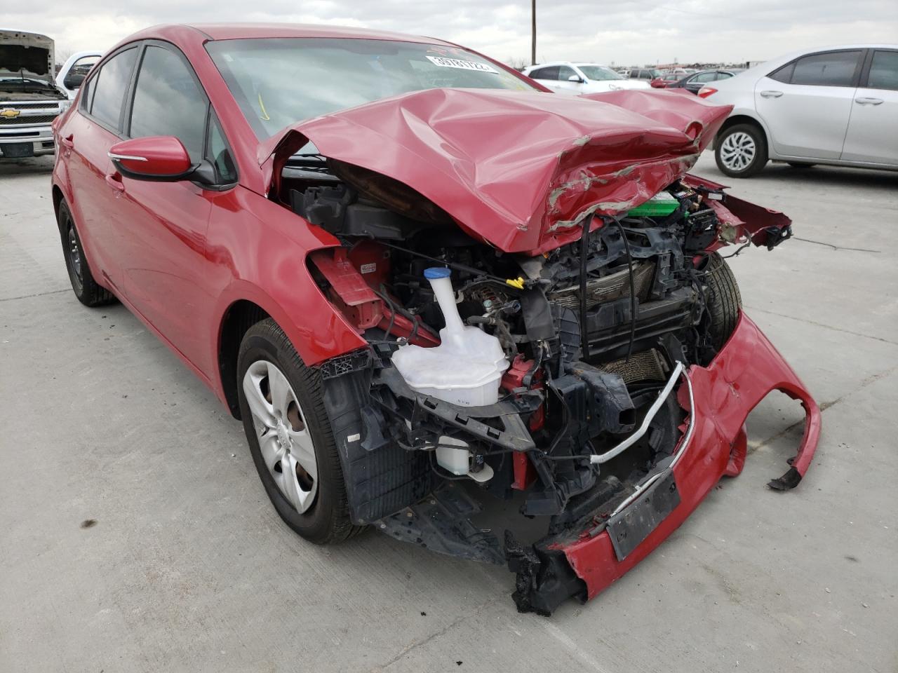 KIA FORTE LX 2015 with VIN KNAFX4A61F5368728 - Photo from auction
