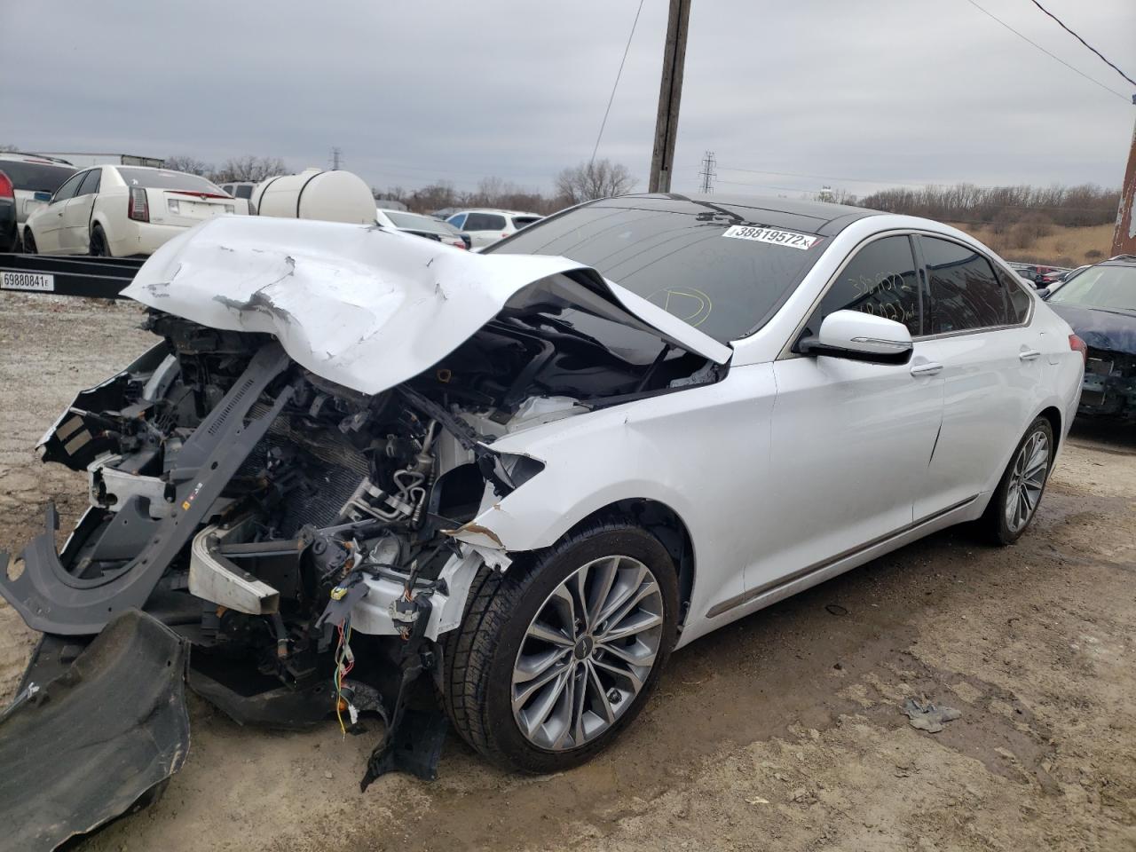 Photo 2 from auction – 2017 GENESIS G80 with VIN KMHGN4JE7HU175928