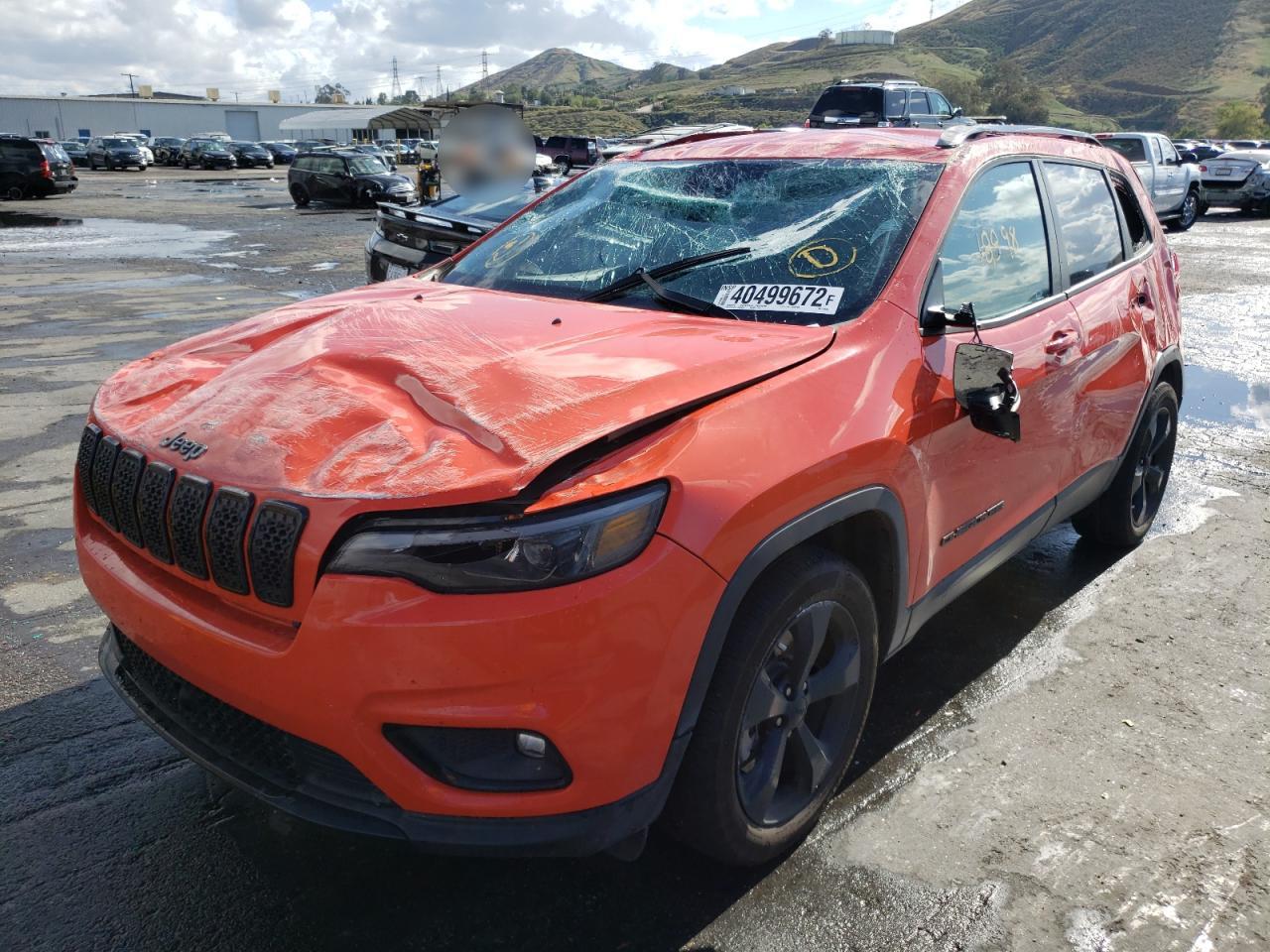 Photo 2 from auction – 2021 JEEP CHEROKEE L with VIN 1C4PJLLB8MD168798