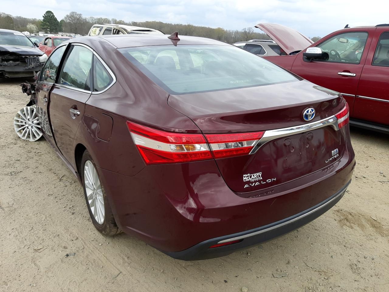 Photo 3 from auction – 2013 TOYOTA AVALON HYB with VIN 4T1BD1EB9DU008525