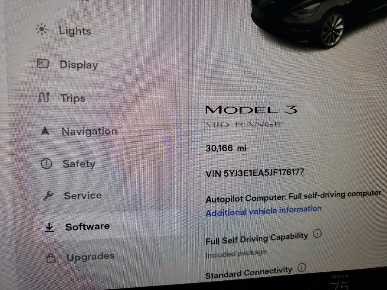 Photo 8 from auction – 2018 TESLA MODEL 3 with VIN 5YJ3E1EA5JF176177