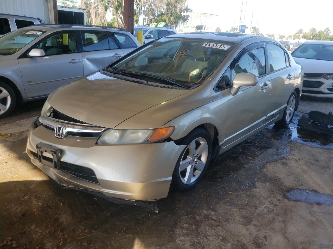 Photo 2 from auction – 2007 HONDA CIVIC EX with VIN 1HGFA16807L080811