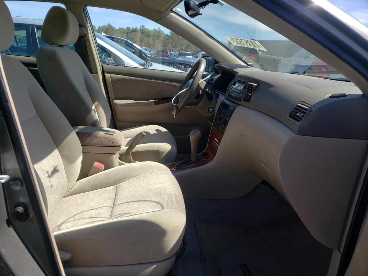 Photo 5 from auction – 2008 TOYOTA COROLLA CE with VIN 2T1BR32E48C898161
