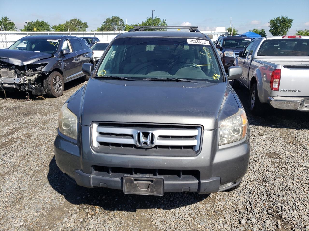 Photo 9 from auction – 2007 HONDA PILOT EX with VIN 5FNYF28417B007457