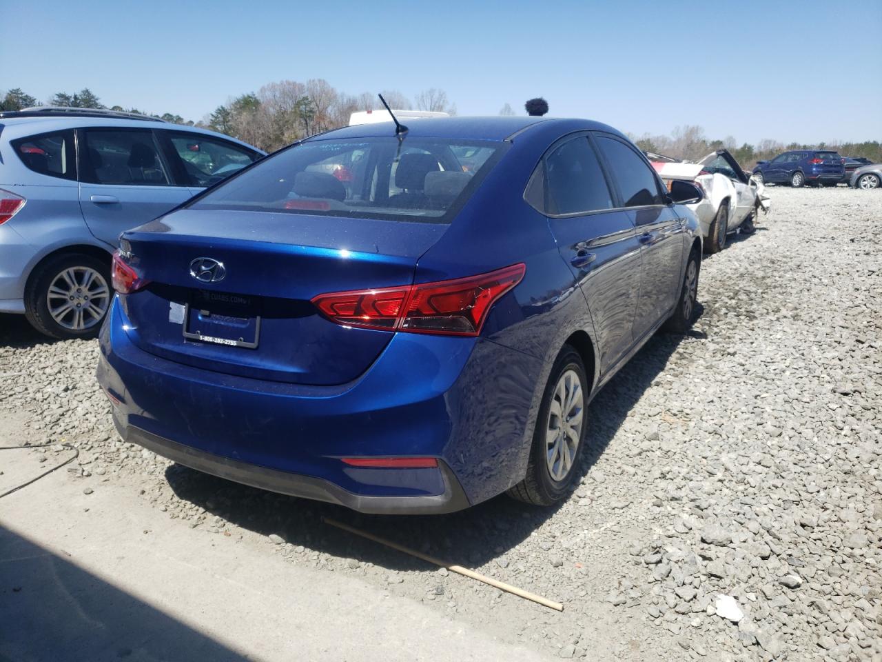 Photo 4 from auction – 2019 HYUNDAI ACCENT SE with VIN 3KPC24A33KE051378