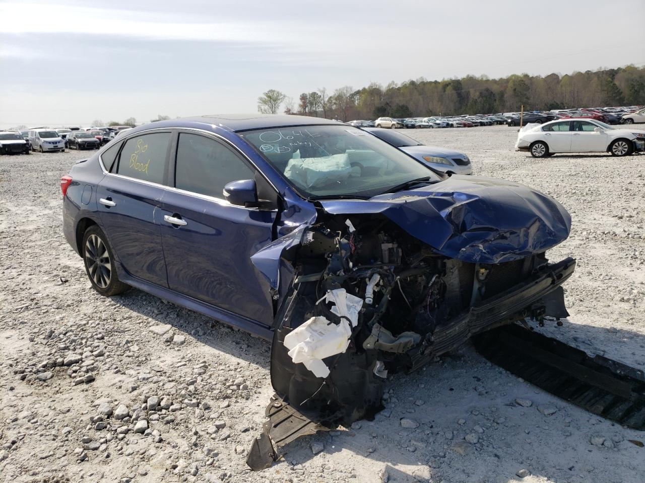 NISSAN SENTRA S 2017 with VIN 3N1AB7AP3HY230641 - Photo from auction
