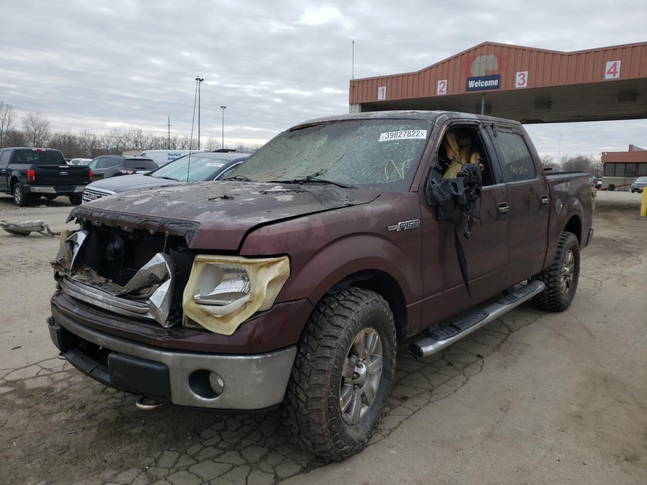 Photo 2 from auction – 2010 FORD F150 SUPER with VIN 1FTEW1E84AFC77256