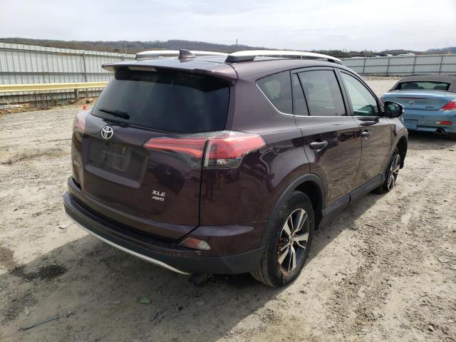 Photo 4 from auction – 2016 TOYOTA RAV4 XLE with VIN 2T3RFREV2GW512962
