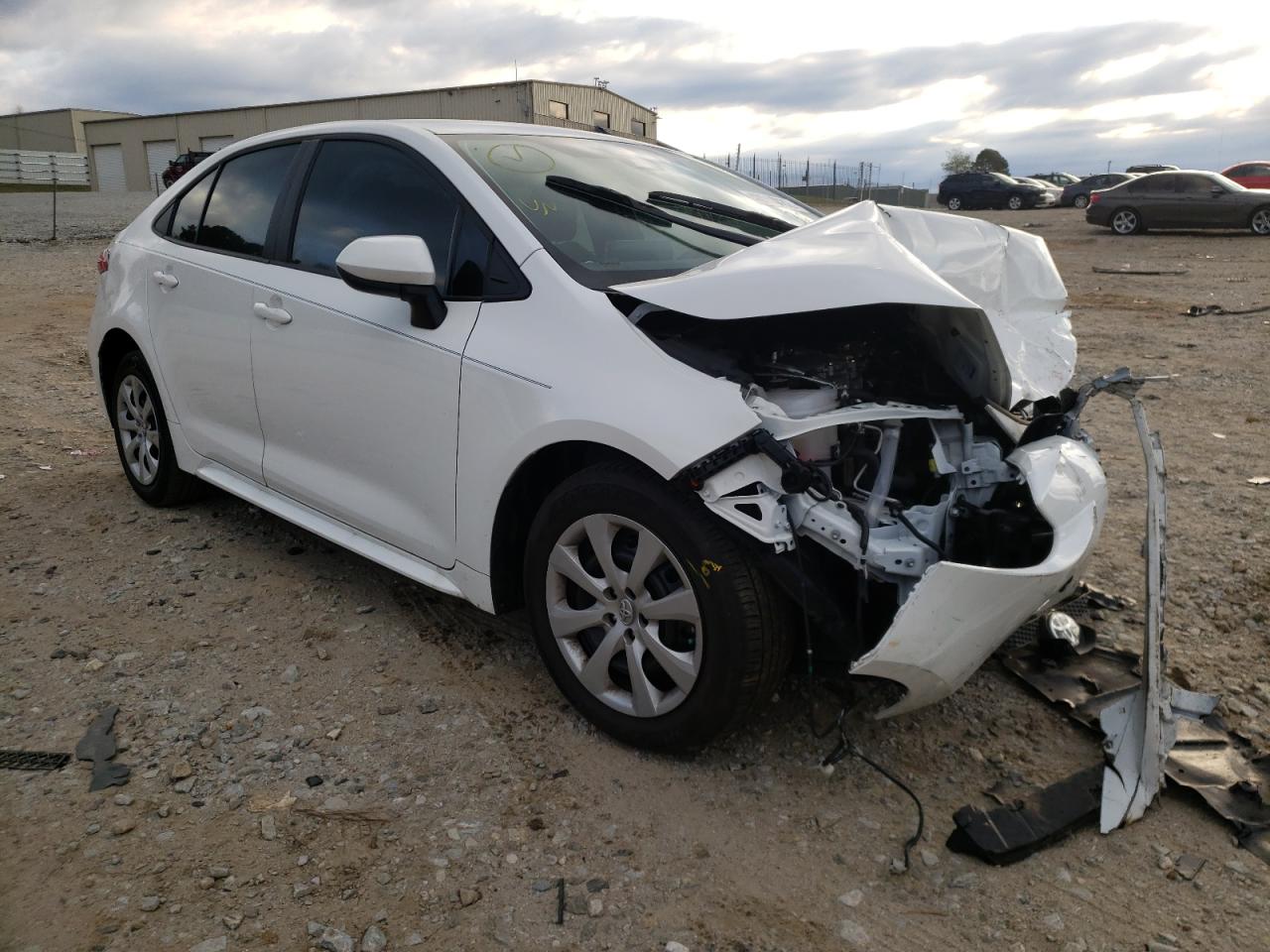 TOYOTA COROLLA LE 2021 with VIN 5YFEPMAE8MP230786 - Photo from auction