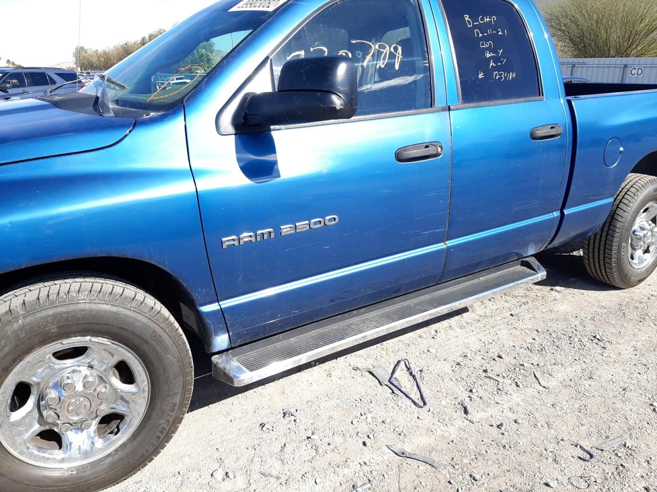 Photo 9 from auction – 2004 DODGE RAM 2500 S with VIN 3D7KA28C04G195301