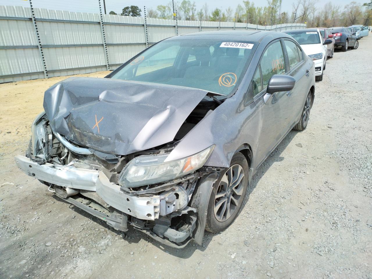 Photo 2 from auction – 2014 HONDA CIVIC EX with VIN 19XFB2F89EE024454