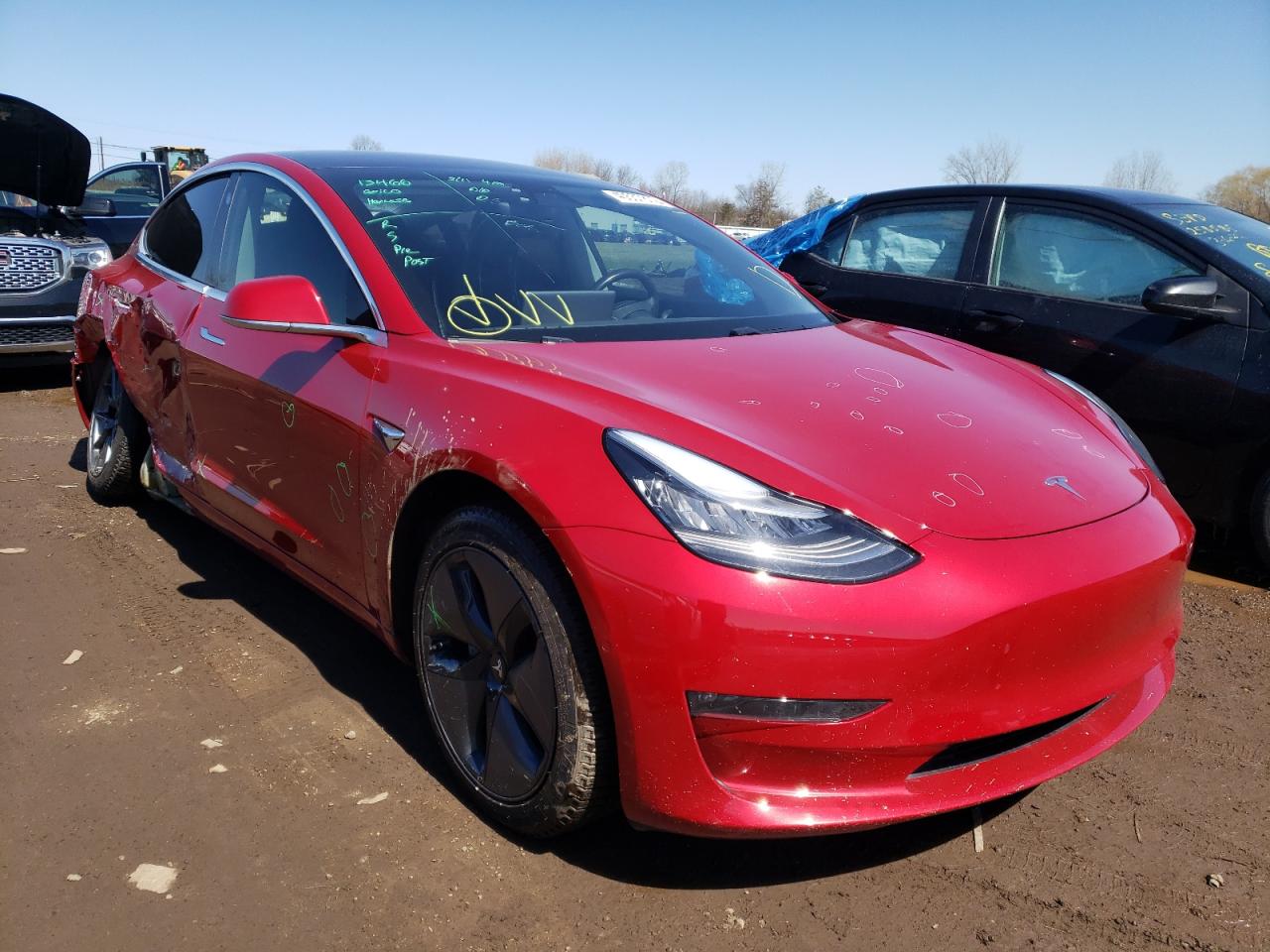 TESLA MODEL 3 2018 with VIN 5YJ3E1EA5JF022312 - Photo from auction