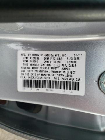 Photo 10 from auction – 2013 HONDA ACCORD EX with VIN 1HGCR2F75DA018210