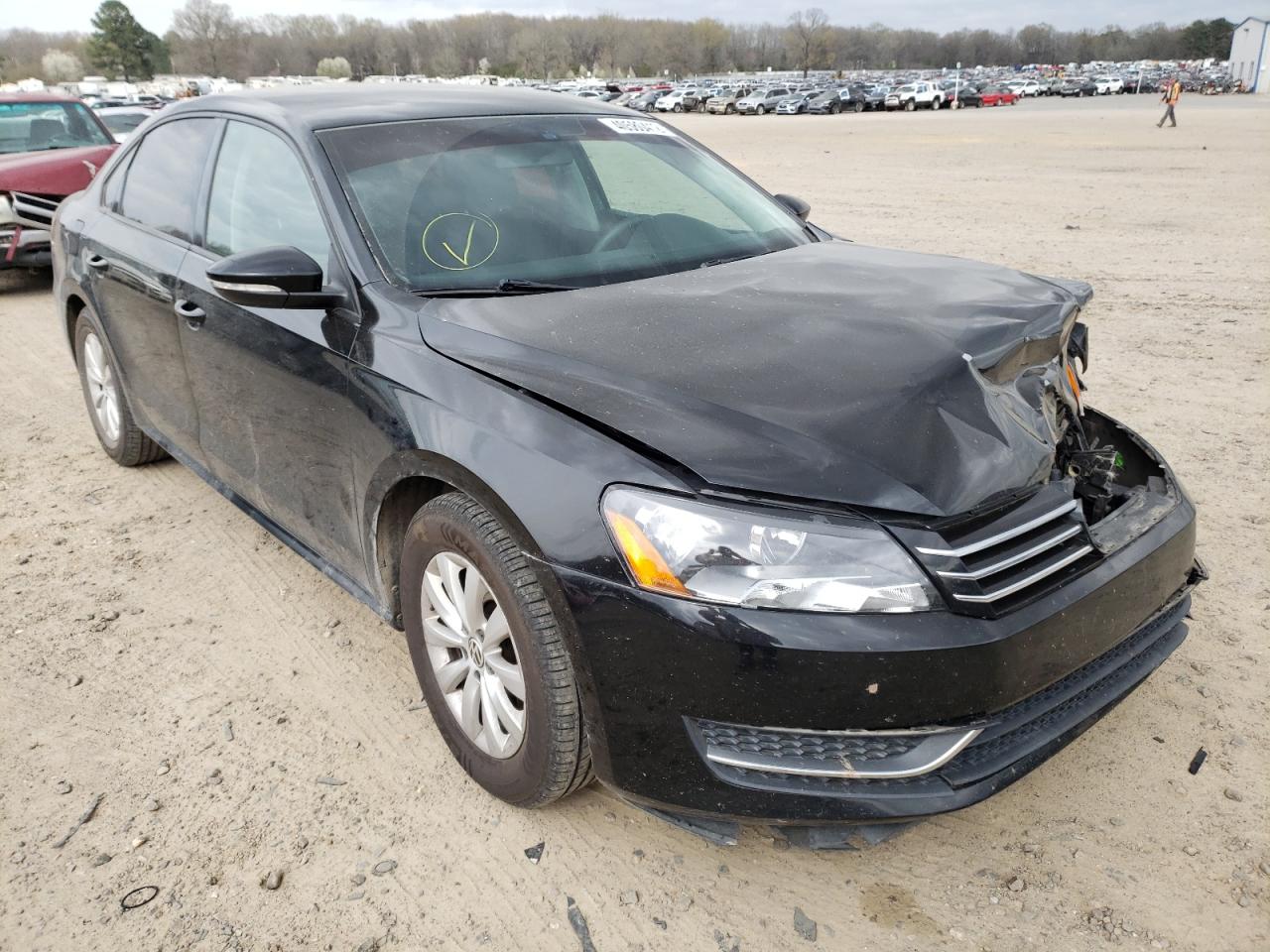 VOLKSWAGEN PASSAT S 2012 with VIN 1VWAP7A39CC015081 - Photo from auction