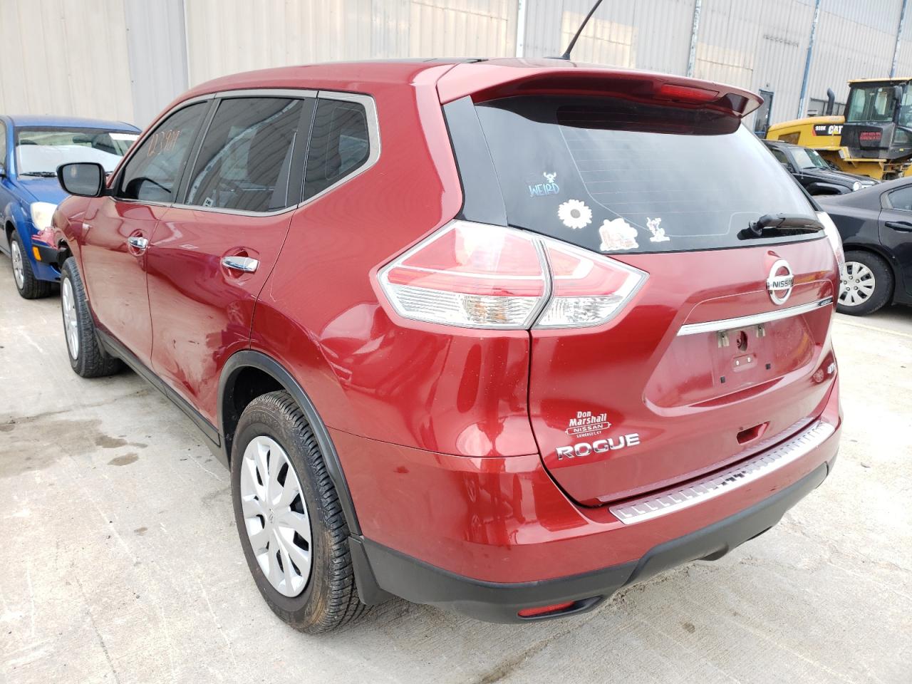 Photo 3 from auction – 2015 NISSAN ROGUE S with VIN KNMAT2MV9FP549662