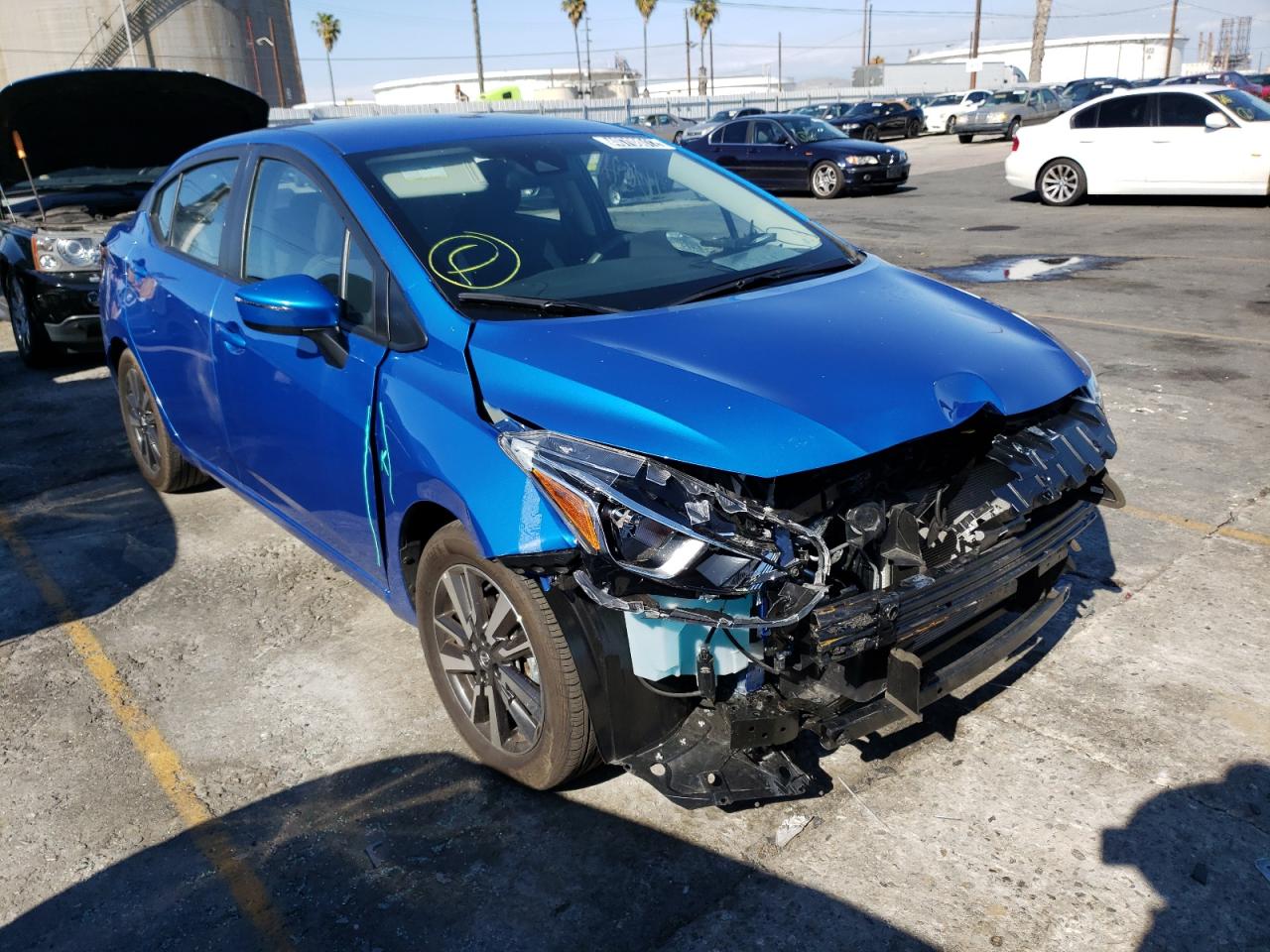 NISSAN VERSA SV 2020 with VIN 3N1CN8EV0LL893721 - Photo from auction