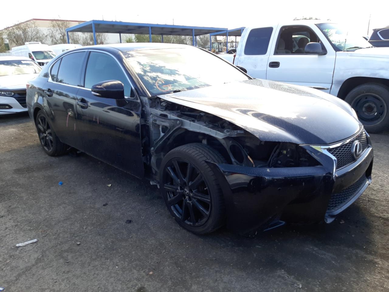 LEXUS GS 350 2013 with VIN JTHBE1BL0D5001180 - Photo from auction