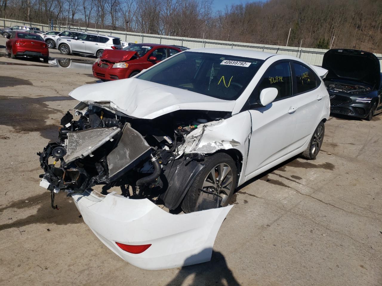 Photo 2 from auction – 2017 HYUNDAI ACCENT SE with VIN KMHCT4AE5HU319724