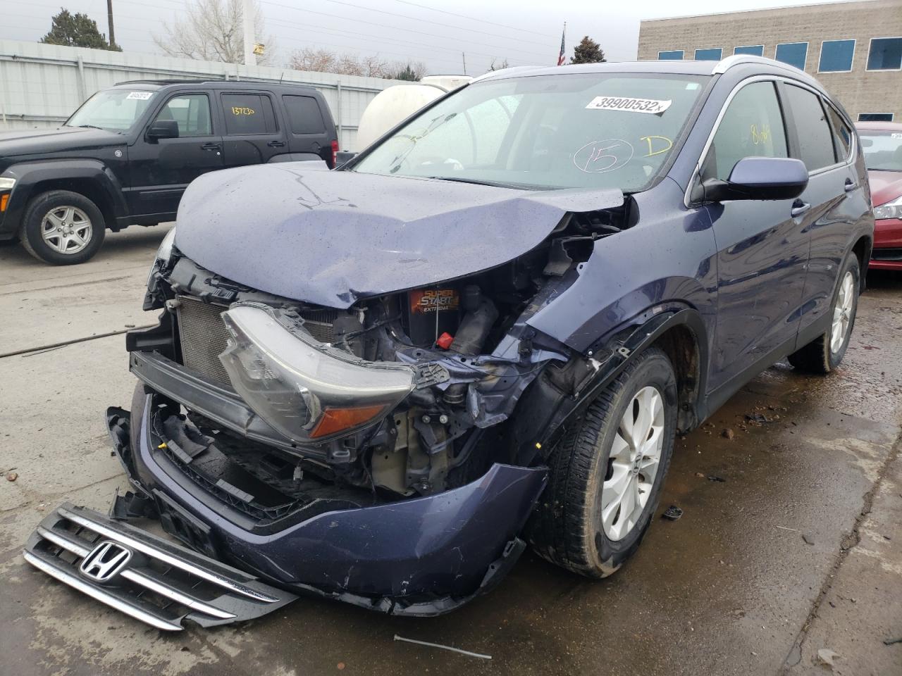 Photo 2 from auction – 2012 HONDA CR-V EXL with VIN 5J6RM4H78CL074123