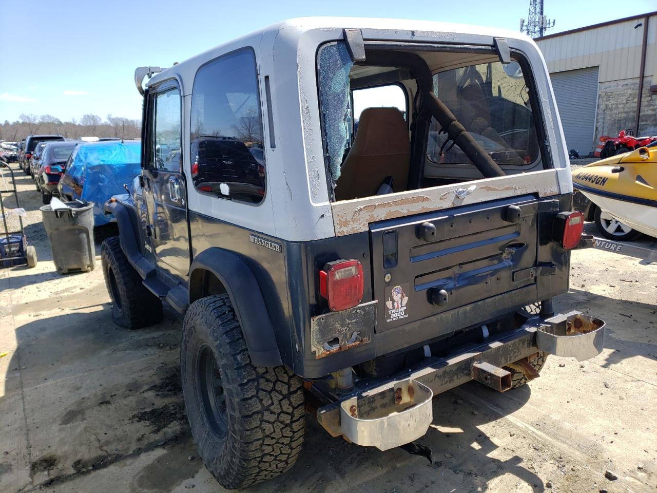 Photo 3 from auction – 1987 JEEP WRANGLER S with VIN 2BCCV8134HB541893