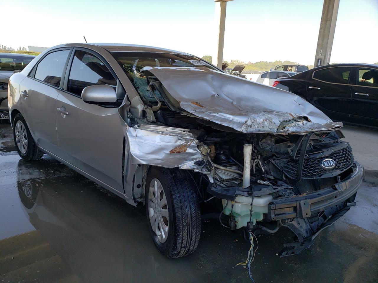 KIA FORTE LX 2012 with VIN KNAFT4A24C5548161 - Photo from auction