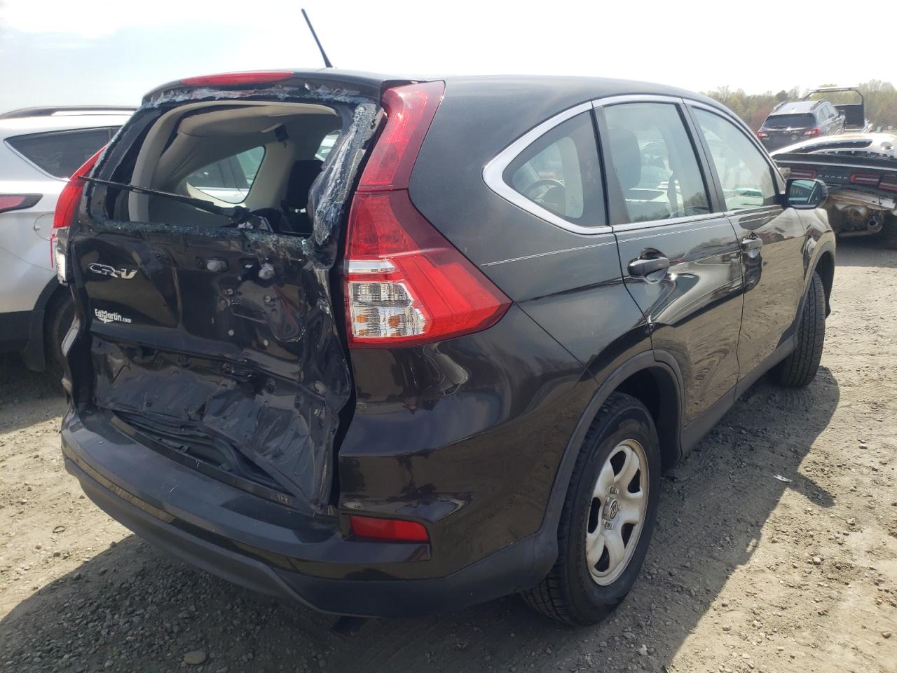 Photo 4 from auction – 2015 HONDA CR-V LX with VIN 5J6RM4H32FL093607