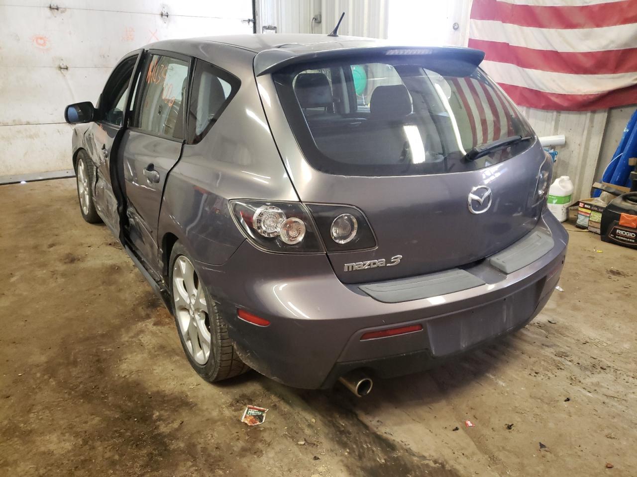 Photo 3 from auction – 2008 MAZDA 3 HATCHBAC with VIN JM1BK344381802890