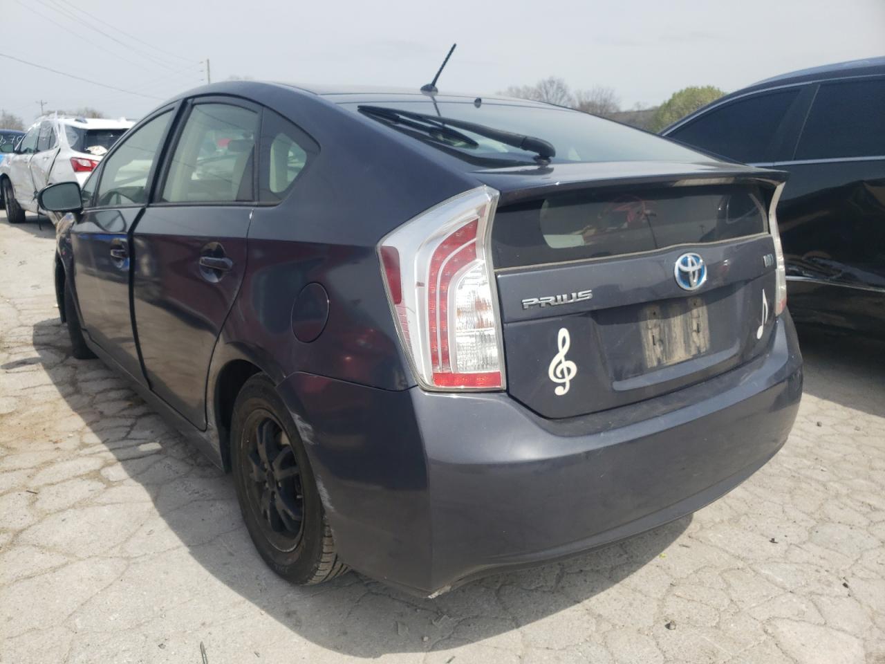 Photo 3 from auction – 2012 TOYOTA PRIUS with VIN JTDKN3DUXC1525476