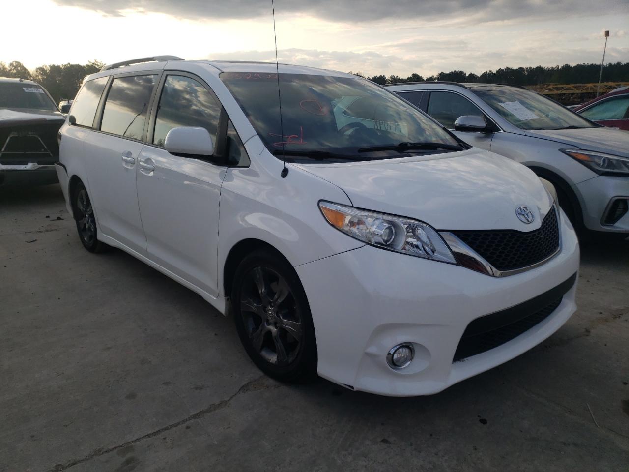 TOYOTA SIENNA SPO 2012 with VIN 5TDXK3DC0CS179026 - Photo from auction
