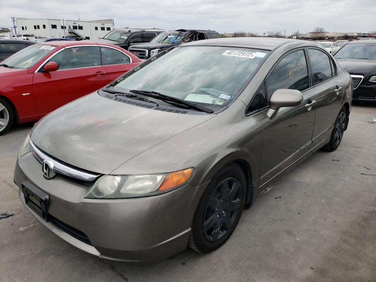 Photo 2 from auction – 2008 HONDA CIVIC LX with VIN 2HGFA16548H516385