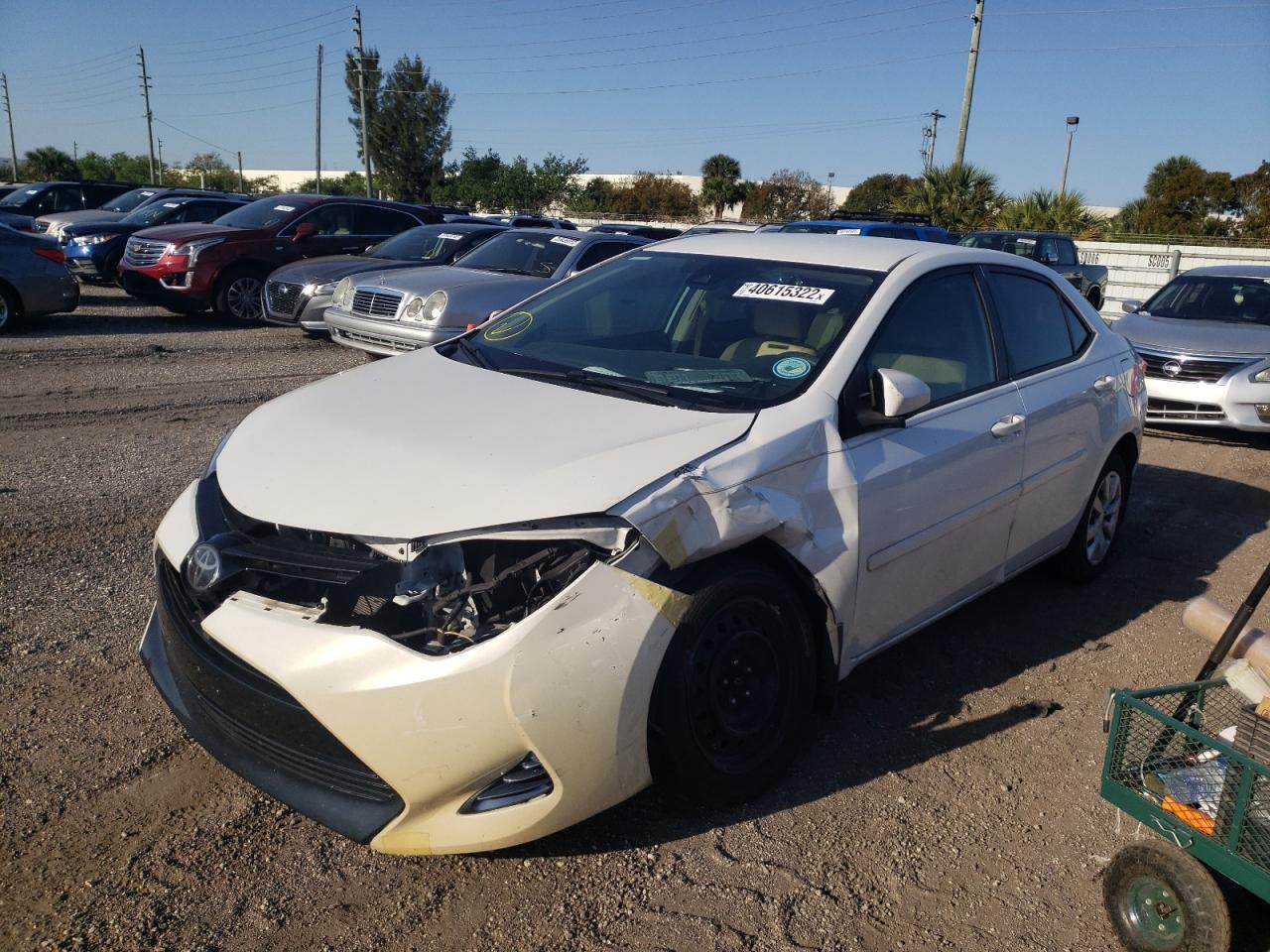 Photo 2 from auction – 2017 TOYOTA COROLLA L with VIN 5YFBURHE2HP585845