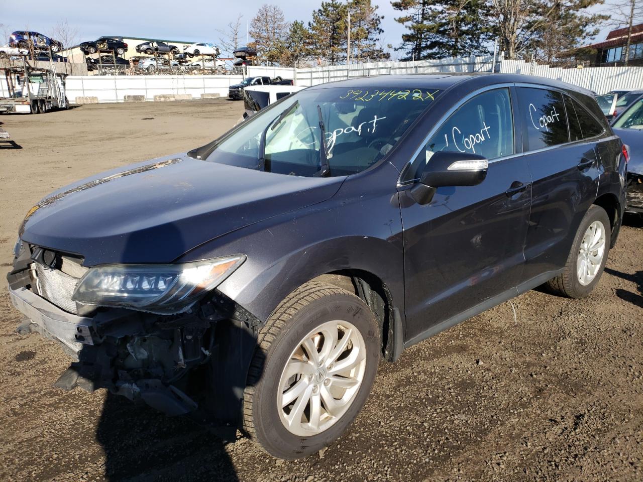 Photo 2 from auction – 2016 ACURA RDX with VIN 5J8TB4H30GL005366