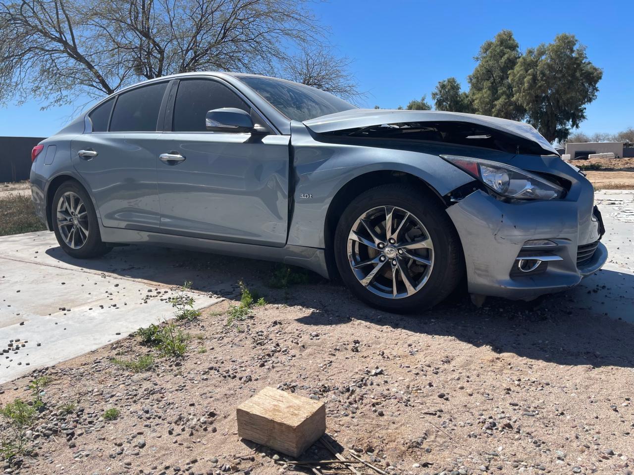 INFINITI Q50 PREMIU 2017 with VIN JN1EV7APXHM741940 - Photo from auction