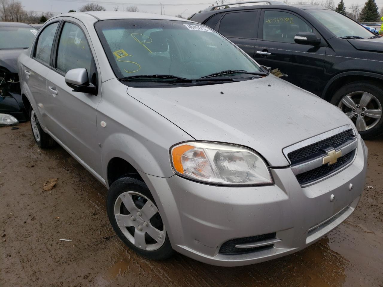 CHEVROLET AVEO BASE 2008 with VIN KL1TD56638B148595 - Photo from auction