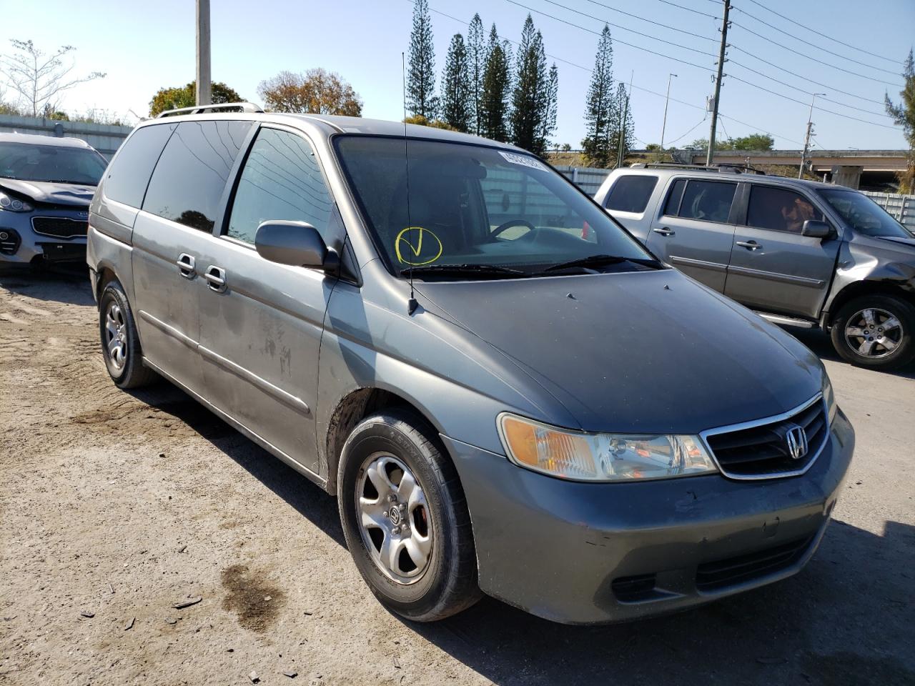 HONDA ODYSSEY EX 2002 with VIN 5FNRL18662B003440 - Photo from auction