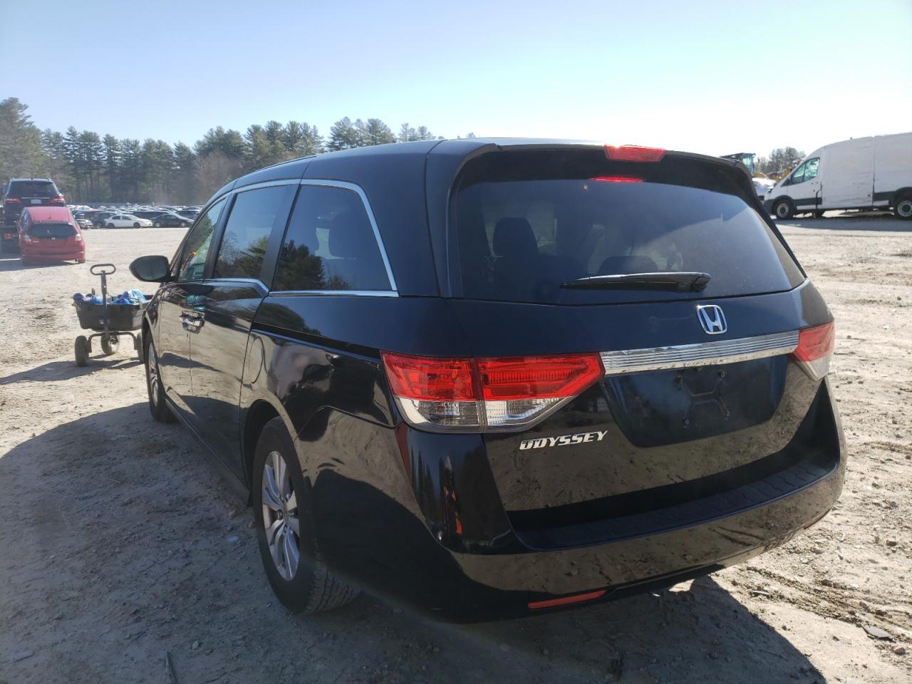 Photo 3 from auction – 2014 HONDA ODYSSEY EX with VIN 5FNRL5H42EB050765