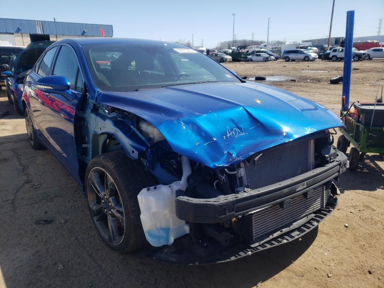 Photo 1 from auction – 2017 FORD FUSION SPO with VIN 3FA6P0VP8HR170121