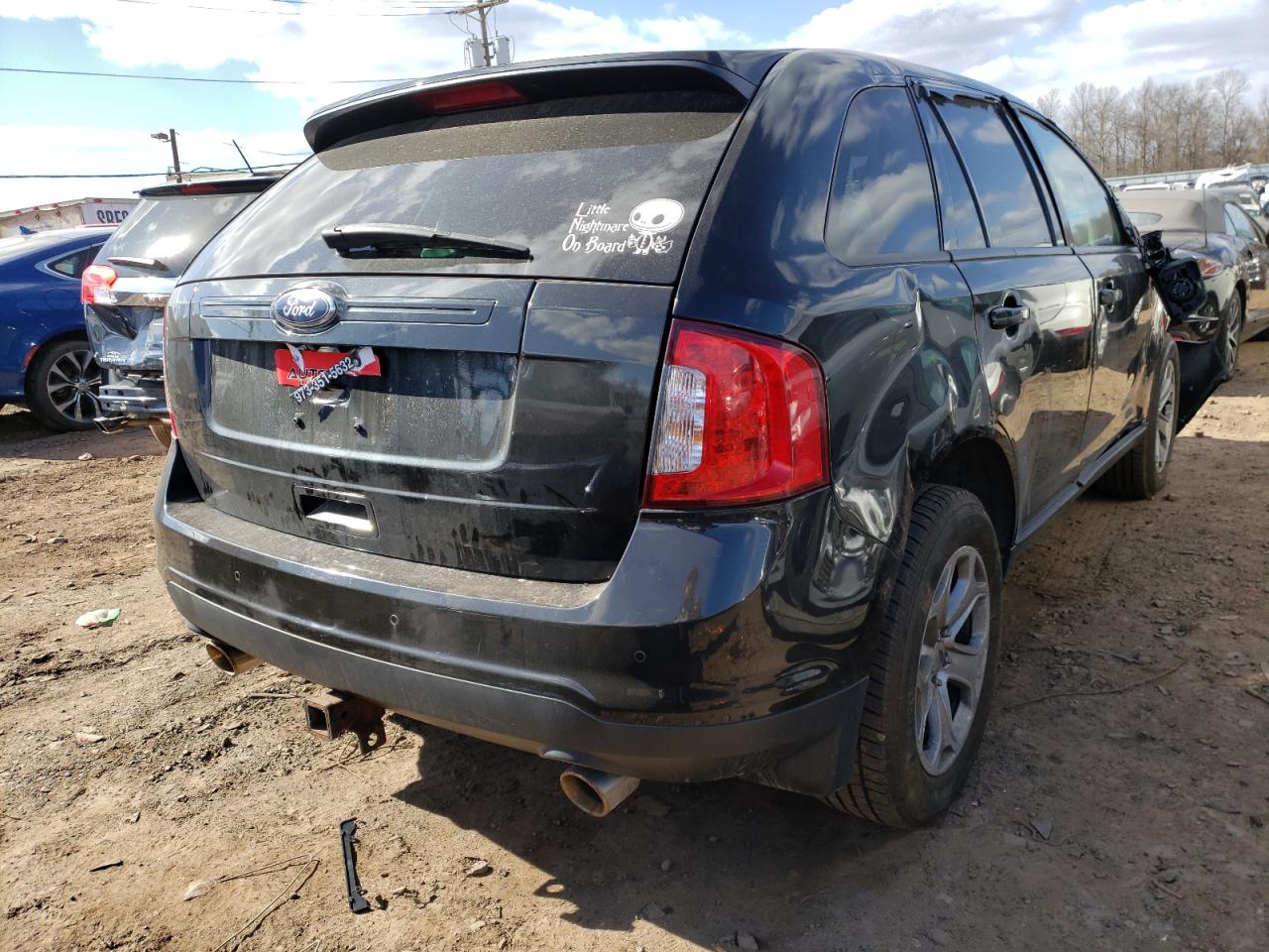 Photo 4 from auction – 2013 FORD EDGE SEL with VIN 2FMDK4JC0DBC83334