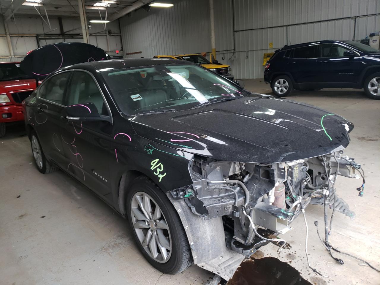 CHEVROLET IMPALA LT 2017 with VIN 2G1105SA7H9138507 - Photo from auction
