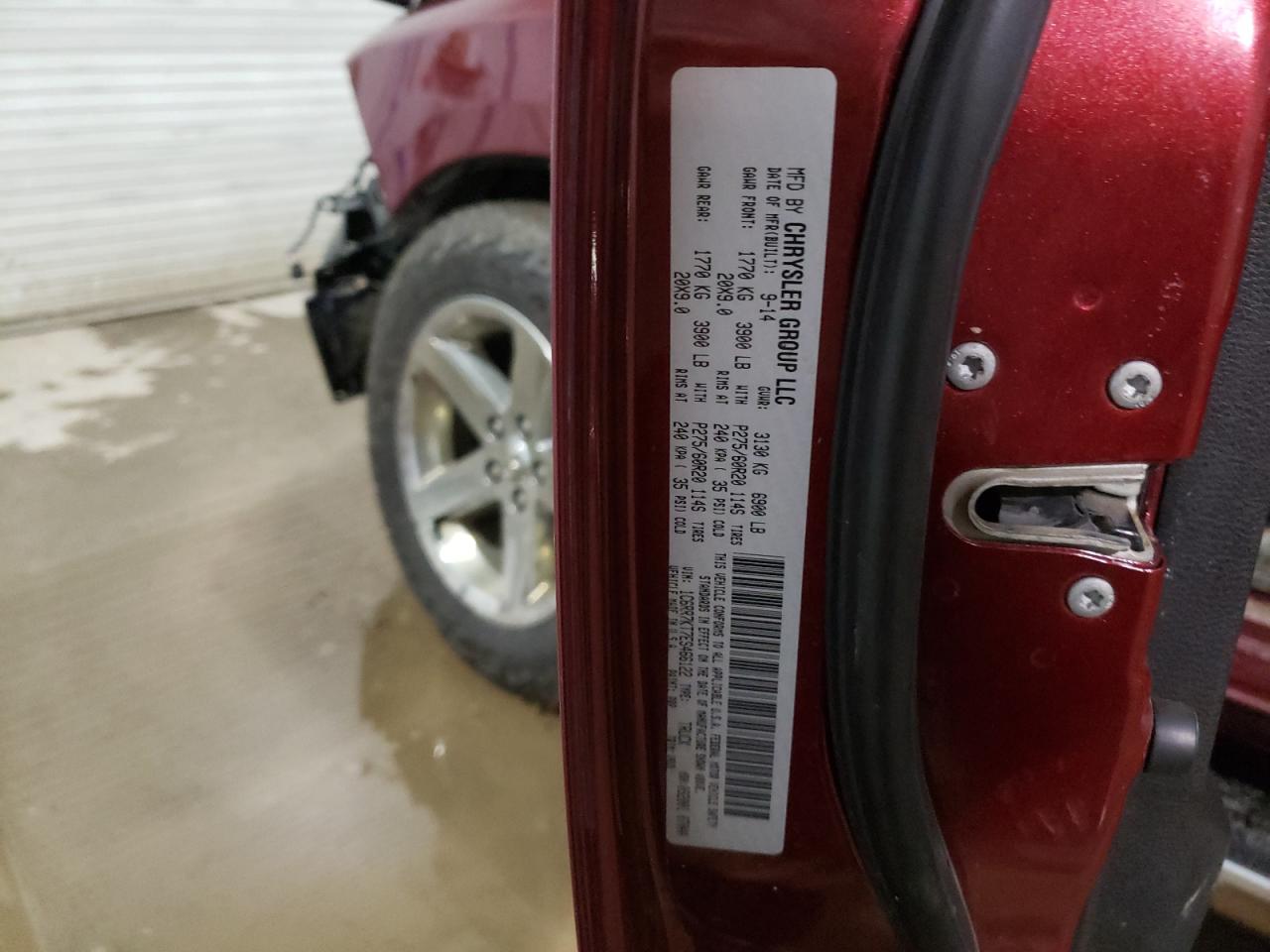 Photo 10 from auction – 2014 RAM 1500 ST with VIN 1C6RR7KT7ES466122