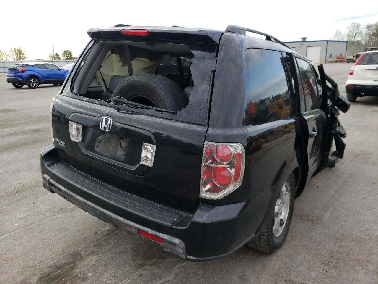 Photo 4 from auction – 2007 HONDA PILOT EXL with VIN 5FNYF28517B045747