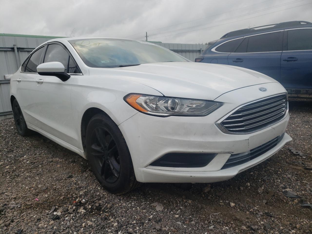 FORD FUSION SE 2018 with VIN 3FA6P0HD5JR240116 - Photo from auction