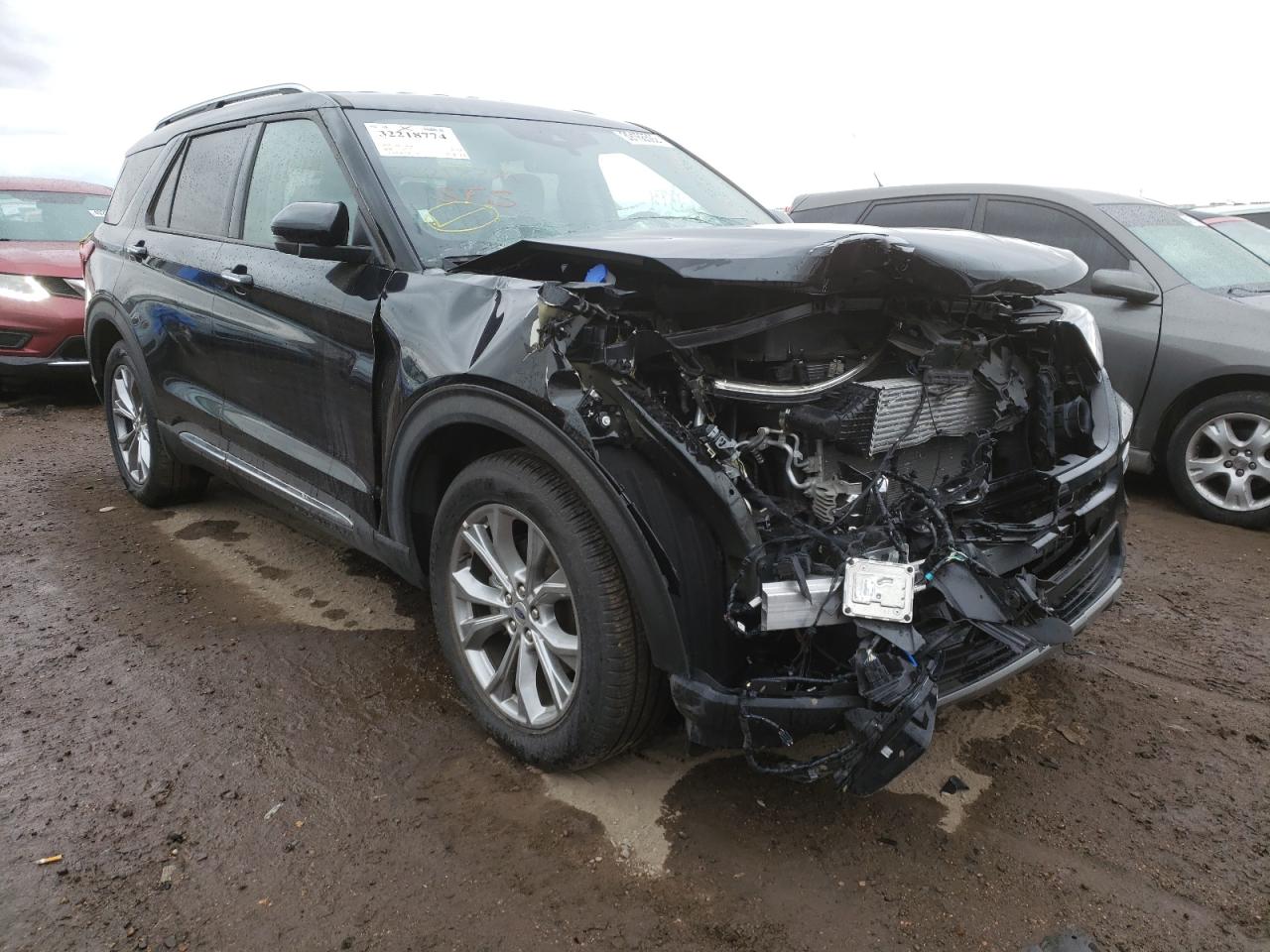 FORD EXPLORER L 2021 with VIN 1FMSK7FH8MGB03877 - Photo from auction